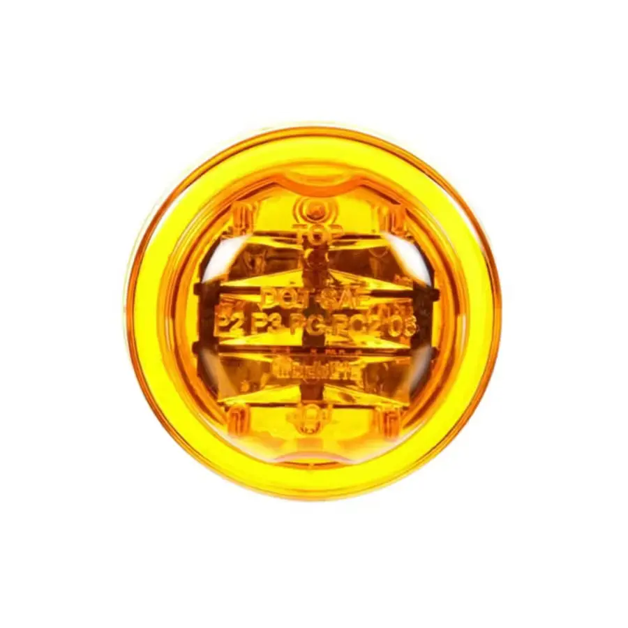 Truck-Lite 10375Y Yellow Led Round Marker/Clearance Light 2.5" 1