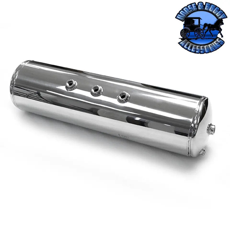 #01-051405 Peterbilt Polished Aluminum (9.5" X 30") Inch Diameter Air Tank 1