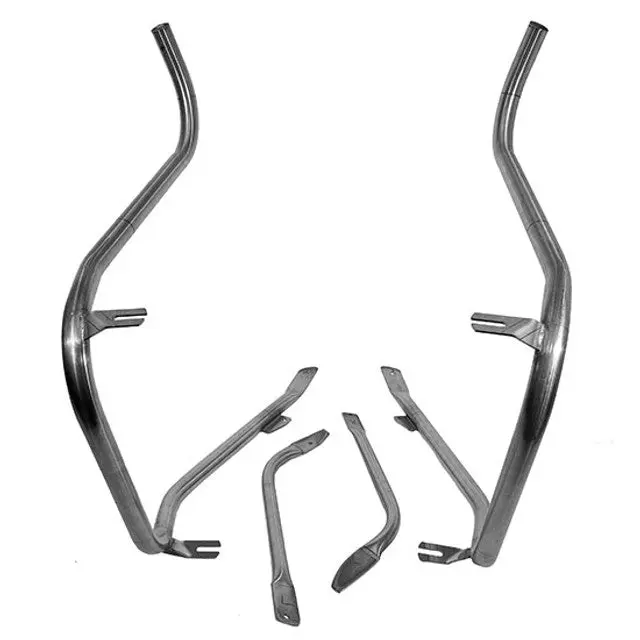Pft-Mb-Cm-Ss-589 12 Guage Peterbilt (Polished Ss) Mirror Brackets (Cab Mount) 589 (Sold In Pairs) 1