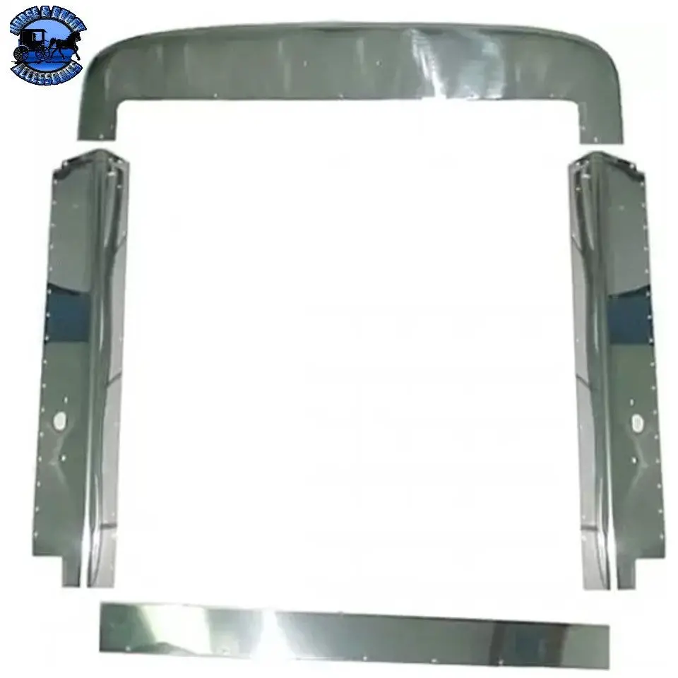 01-121000046 Stainless Steel Grille Surround Kit For Peterbilt 389/388 1