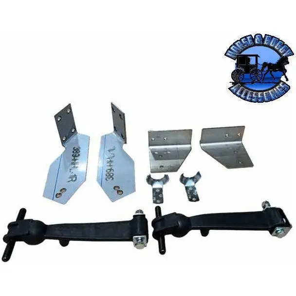 Pft-389-Hhl  Stainless Steel Hidden Hood Latch Kit For Peterbilt 389 1