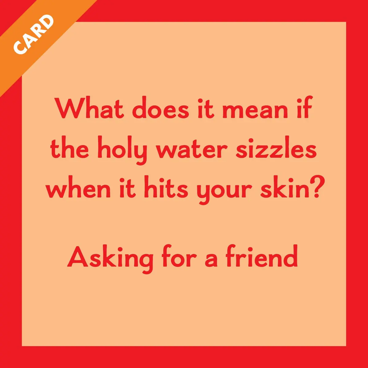 Card Holy Water | Funny Party Gift | Kitsch Greeting Cards 1