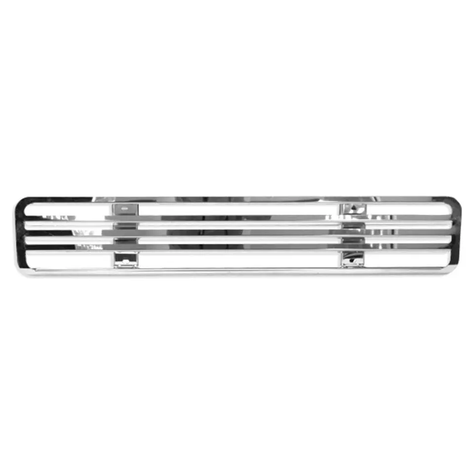 Br-F11-004-020 Brunner Stainless Steel Louvered Bumper Grille Insert For Freightliner Coronado & Glider 1
