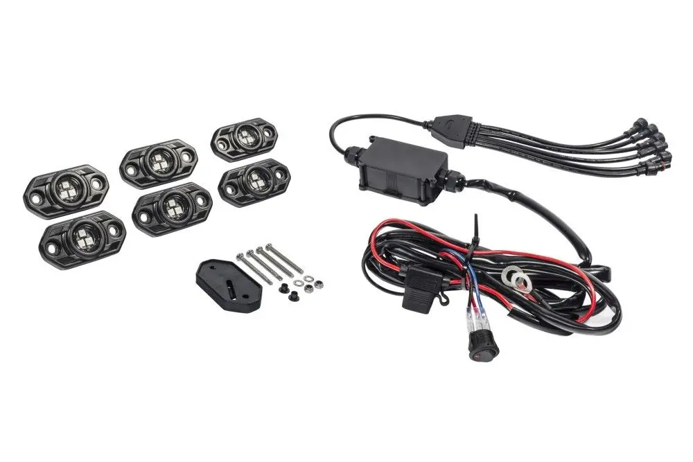 C-Series Rgb Multi-Color Multi-Use Led 6-Light System - 5W Flood Beam 1