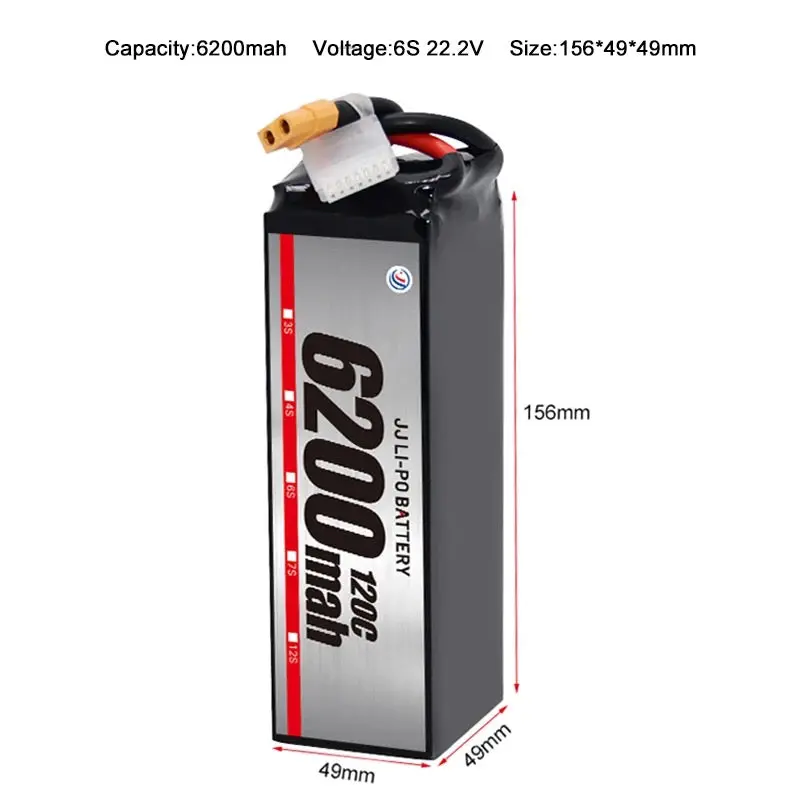 6S 6200Mah 22.2V Tplug 1
