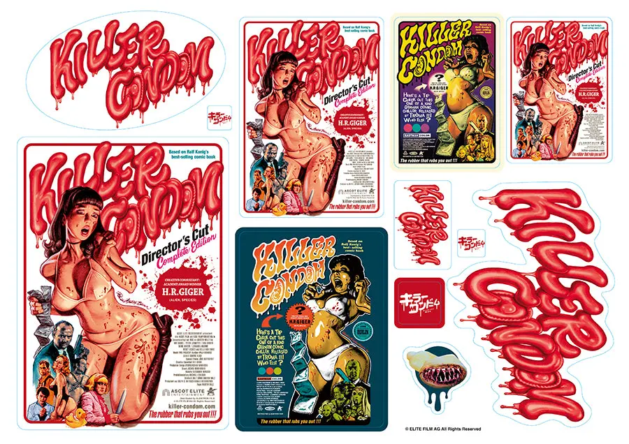 “Killer Condom” Sticker Sheet 1