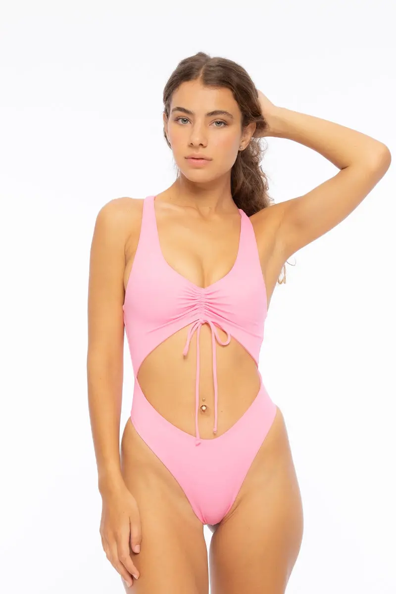 Nona Perkasa Hotline Bodysuit - Rose Pink 1