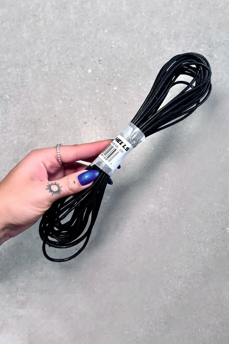 Hella Heels Shoe Laces - Black 1