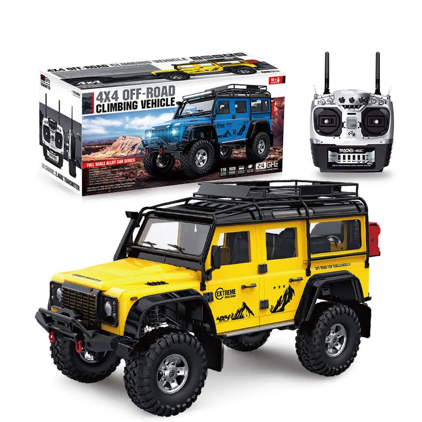 Hg P411 1:10 2.4G 4Wd 16Ch Defend Ep Electric D110 Artr Crawler Radio Control Climbing Car Toys 1/10 Big 4X4 Rc Truck Note: Battery And Charger Not Included 1