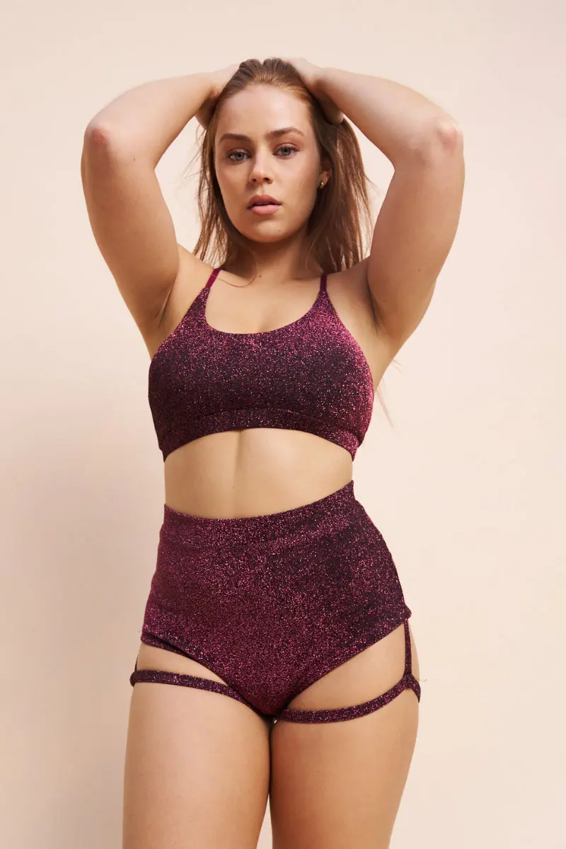 Lunalae Athena Top - Coral Shimmer 1