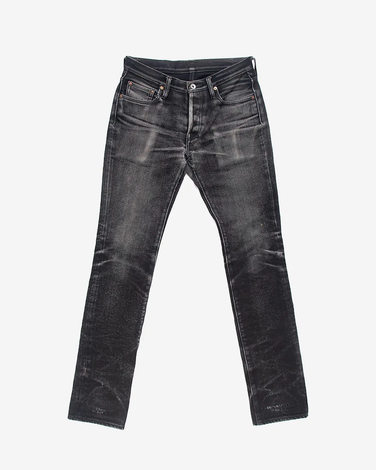 21Oz Selvedge Denim - Superblack (Fades To Grey) 1