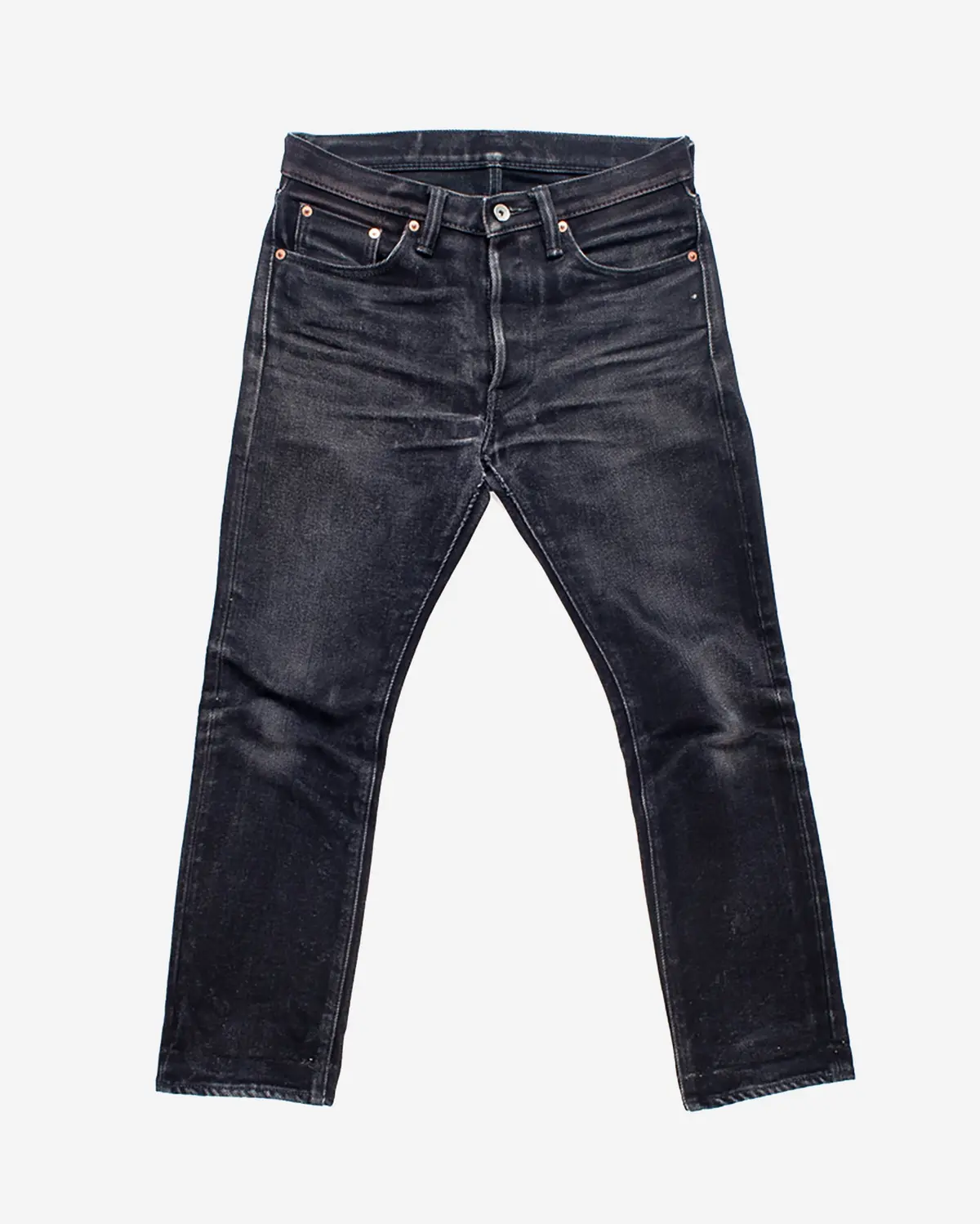 21Oz Selvedge Denim - Superblack (Fades To Grey) 1