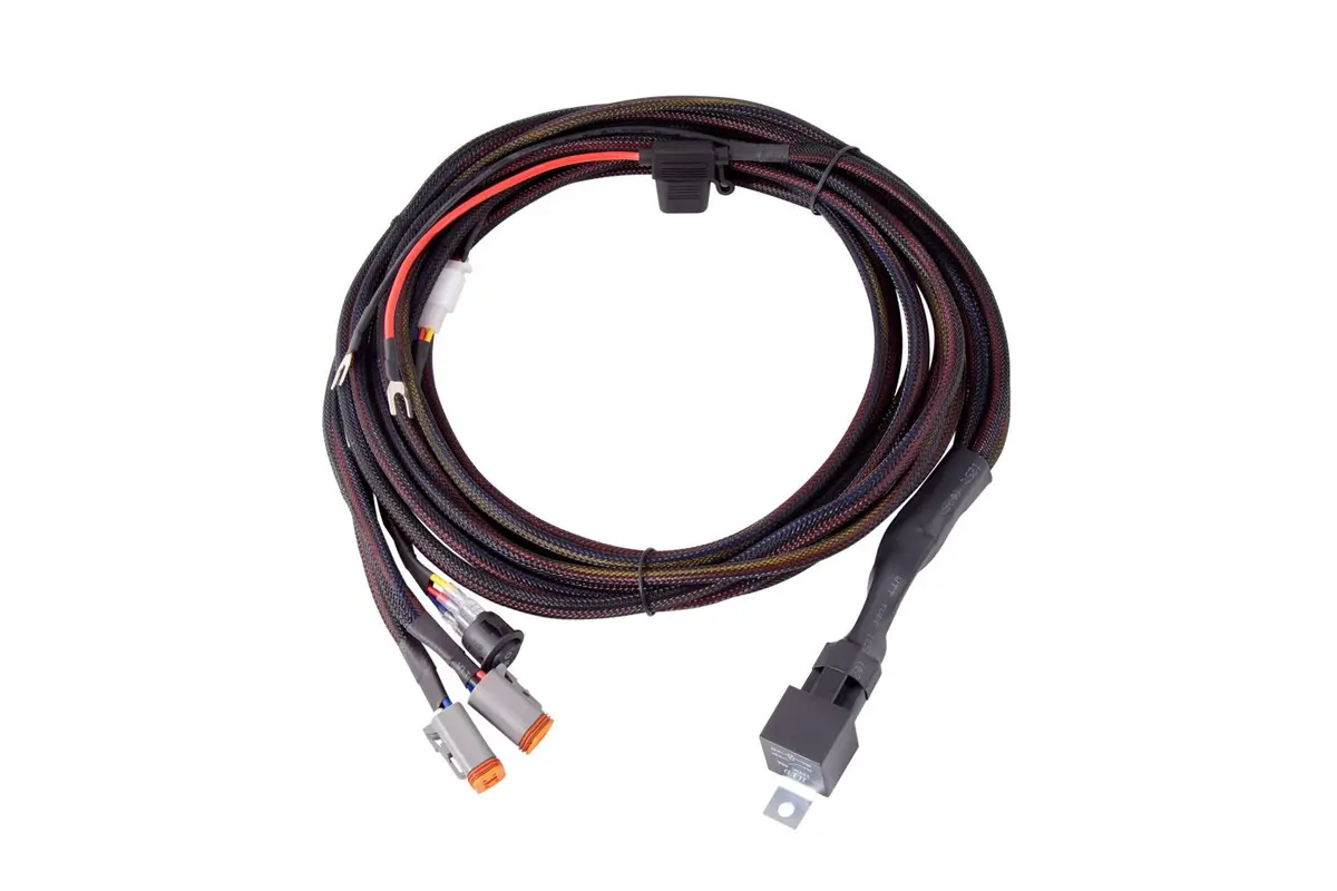 Diode Dynamics - Heavy Duty Dual Output 4-Pin Wiring Harness (Stage Series W/ Backlight) 1