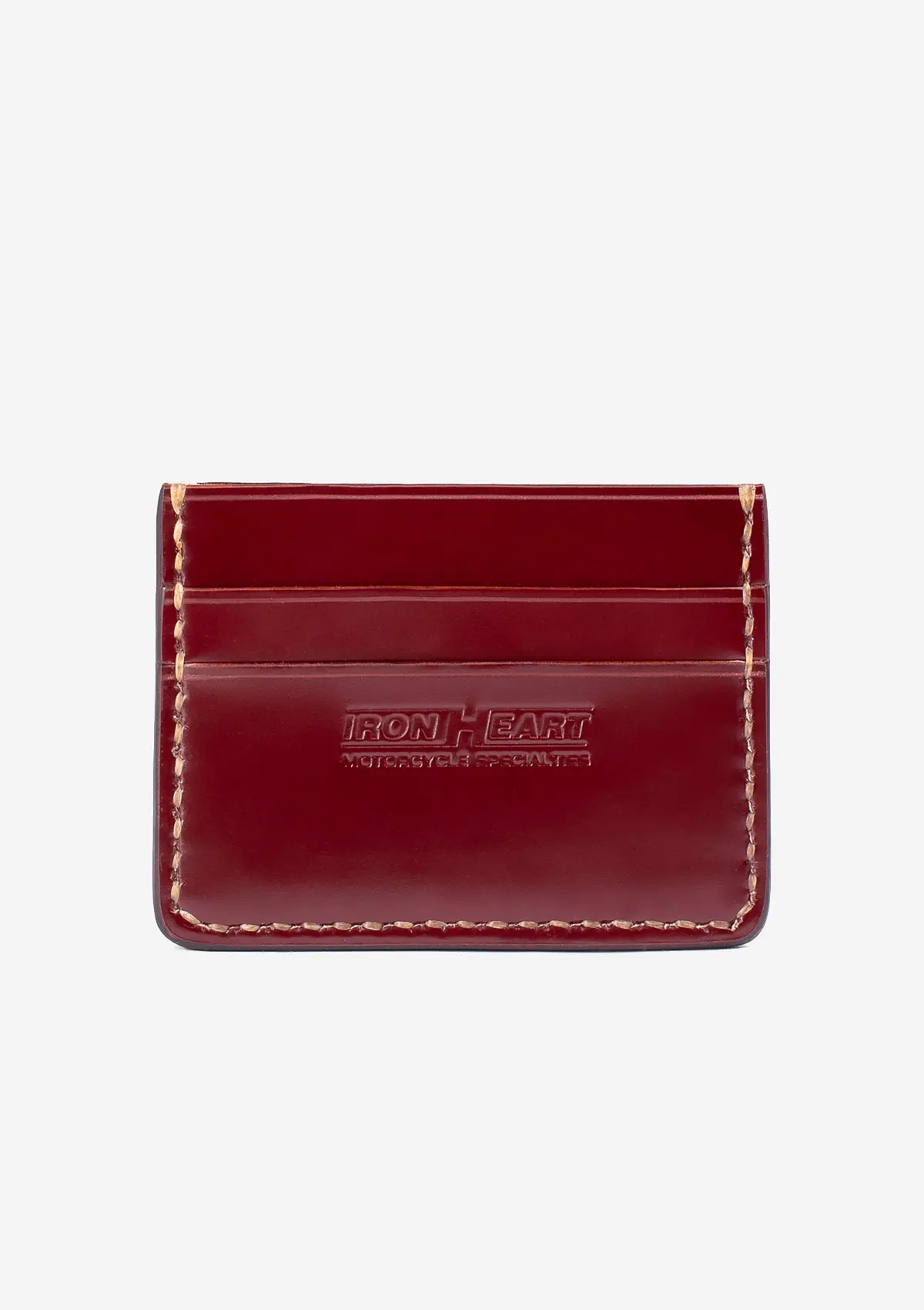 Shell Cordovan Card Holder - Oxblood 1