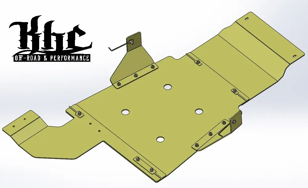 Khc Off-Road Full Coverage Skid Plate Kit, 2017-Current Raptor & 15-Current F150 1