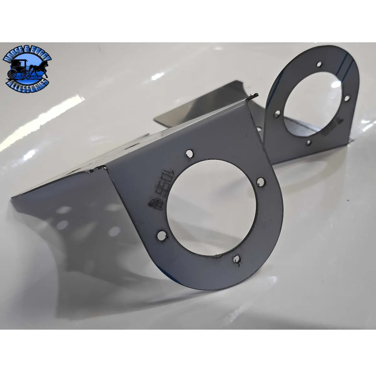 Ss-1056 Ifta Exhaust Bracket W/ 1 Watermelon Light Cutout 1