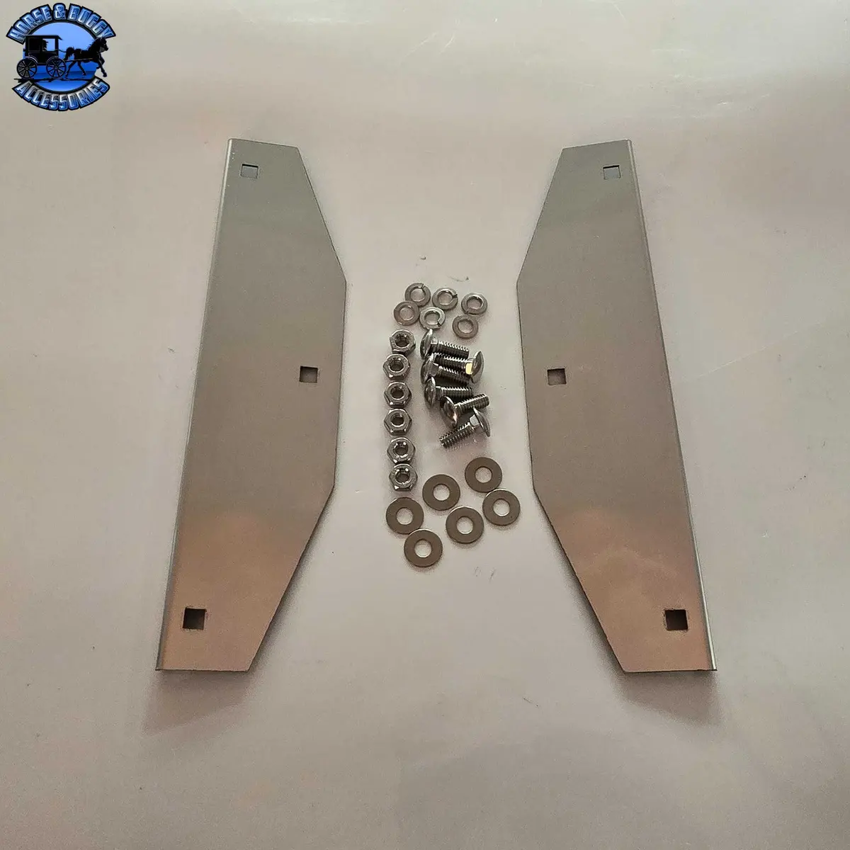 10" Stainless Steel Mud Flap Weights Front Rear Universal (Sold In Pairs) #Ss-1410 1