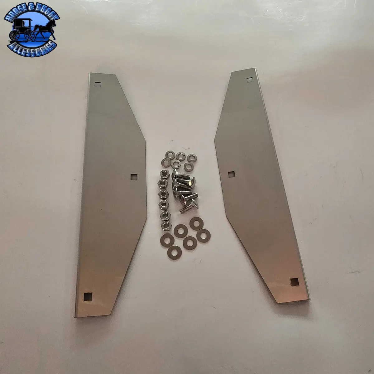 12" Stainless Steel Mudflap Weights (Sold In Pairs) Universal #Ss-1412 1