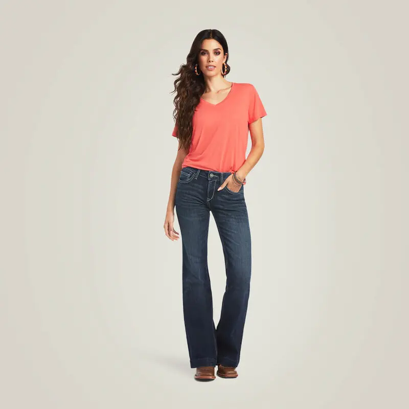 Ariat Trouser Perfect Rise Aisha Wide Leg Jeans Missouri 1