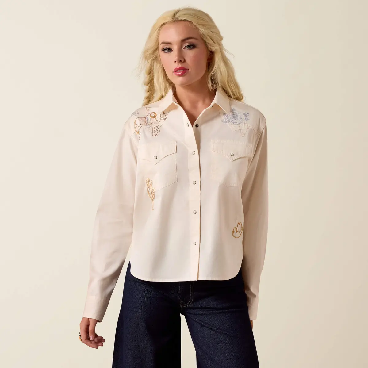 Ashville Embroidered Snap Shirt By Ariat 1
