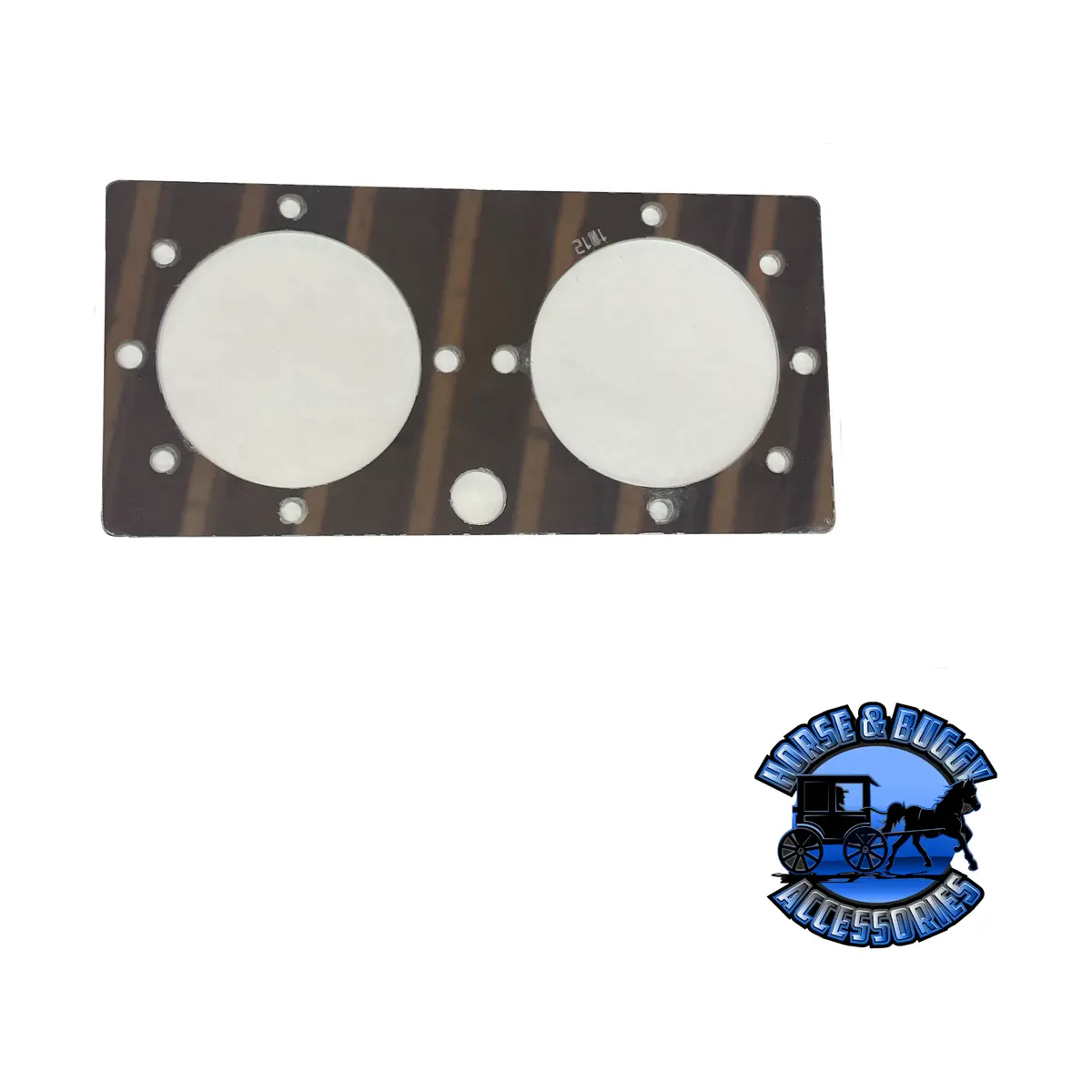 #1012 Kenworth Aero - Center Dome Dual Watermelon Light Plate W900l/T800/T660 (Each) 1