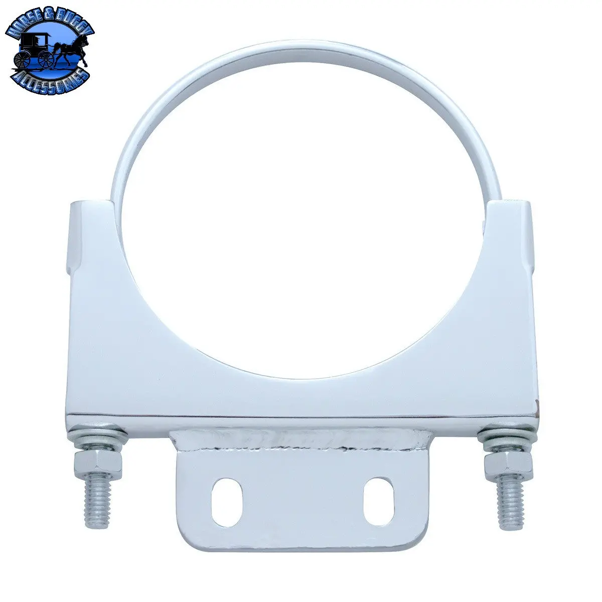 5" Chrome Cab Exhaust Clamp For Peterbilt 1
