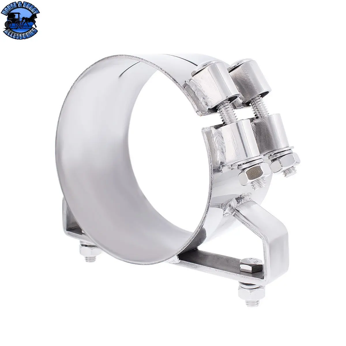 Up-10331 5" Stainless Wide Band Exhaust Clamp 1