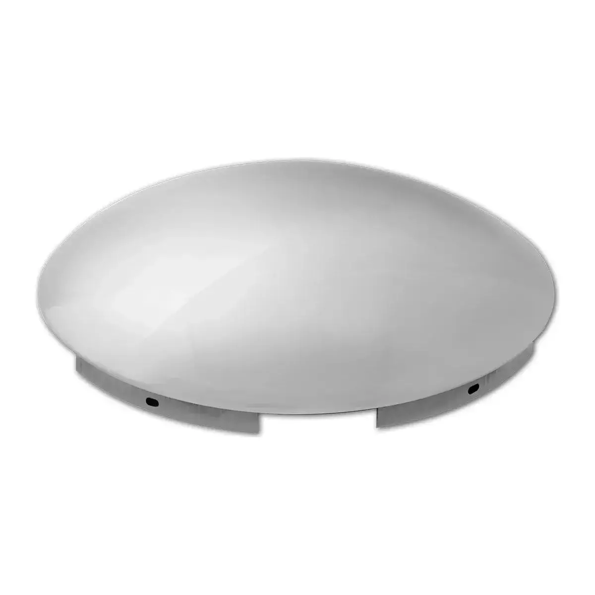 10508 Ss Front Hub Cap, 7/16" Lip, 5 Notches & 5 Clips 1