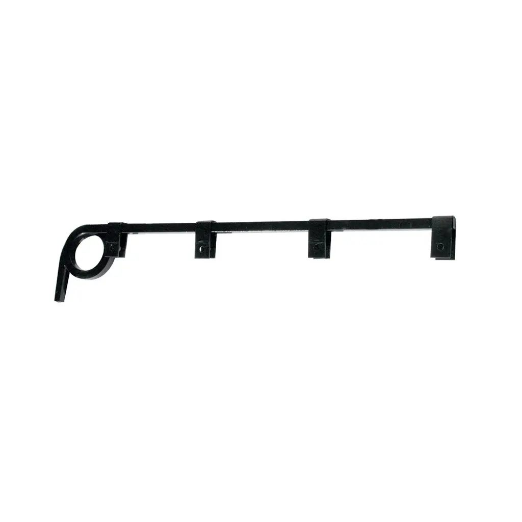 Black Straight Mud Flap Hangers - 1 Coil (Pair) #10625 1