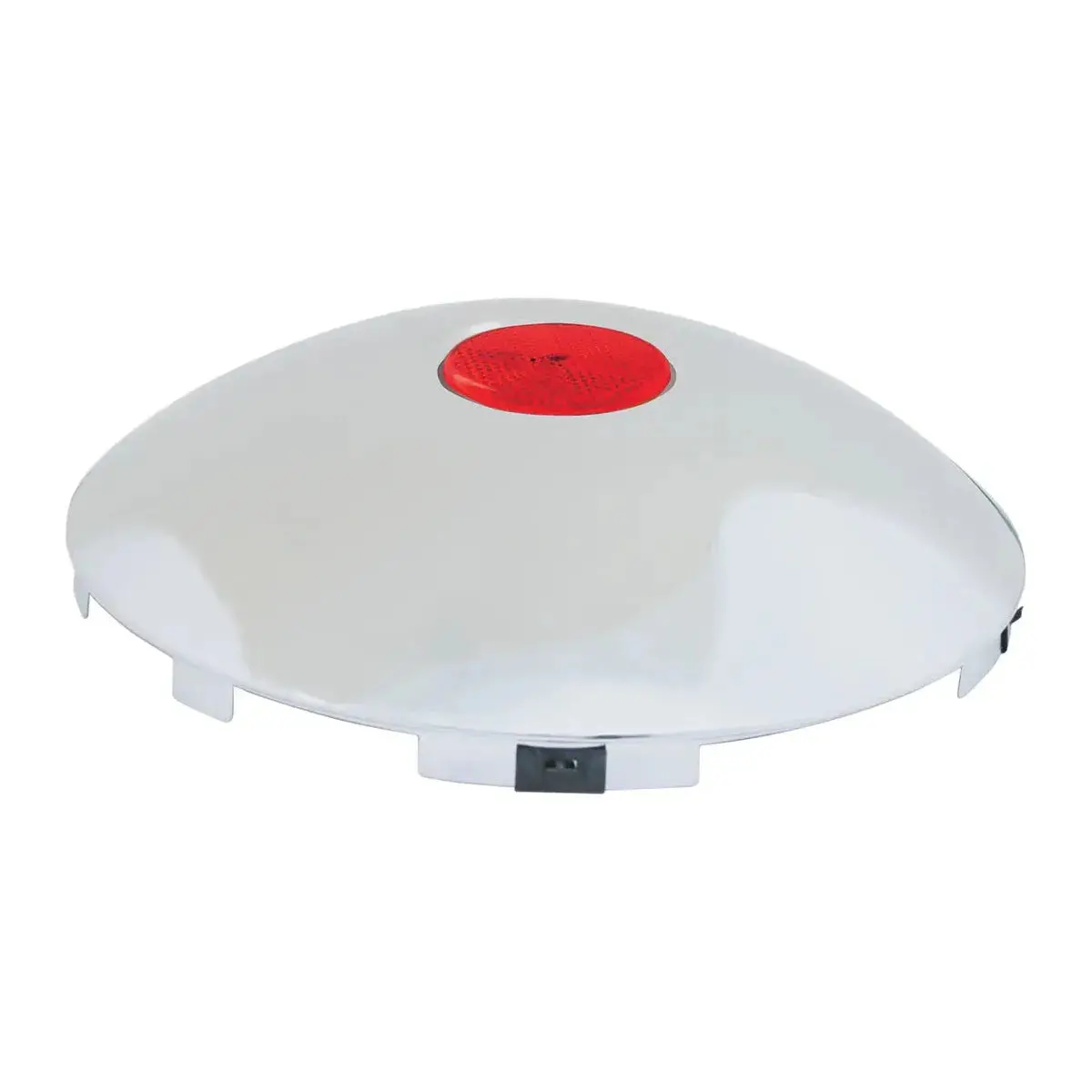 10794 Universal Front Hub Caps With 2" Top Mounted Reflector 1