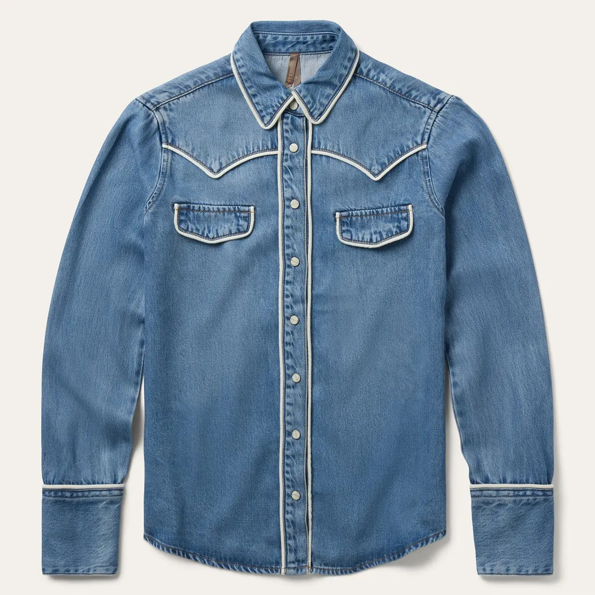 Piped Denim Shirt By Stetson 1
