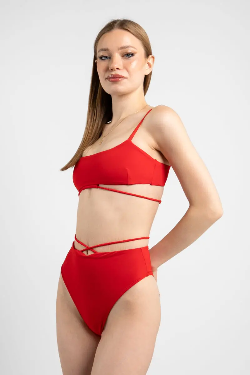 Rev Activ Sassy Shorts - Red 1