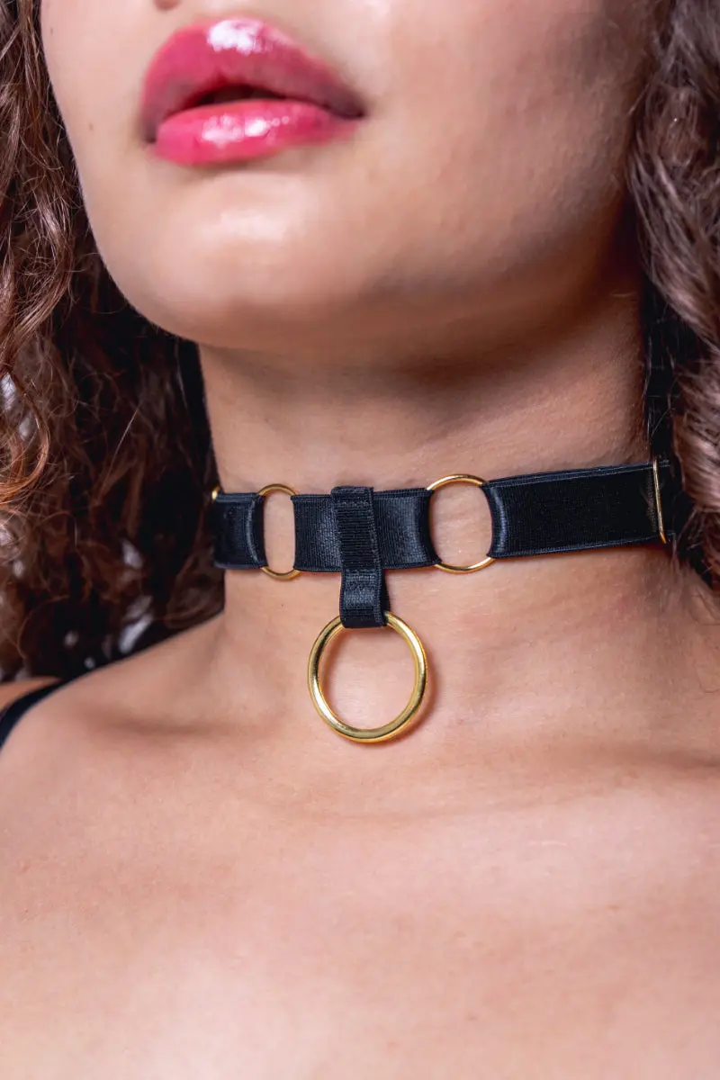 Sorte Aphrodite Choker - Black 1