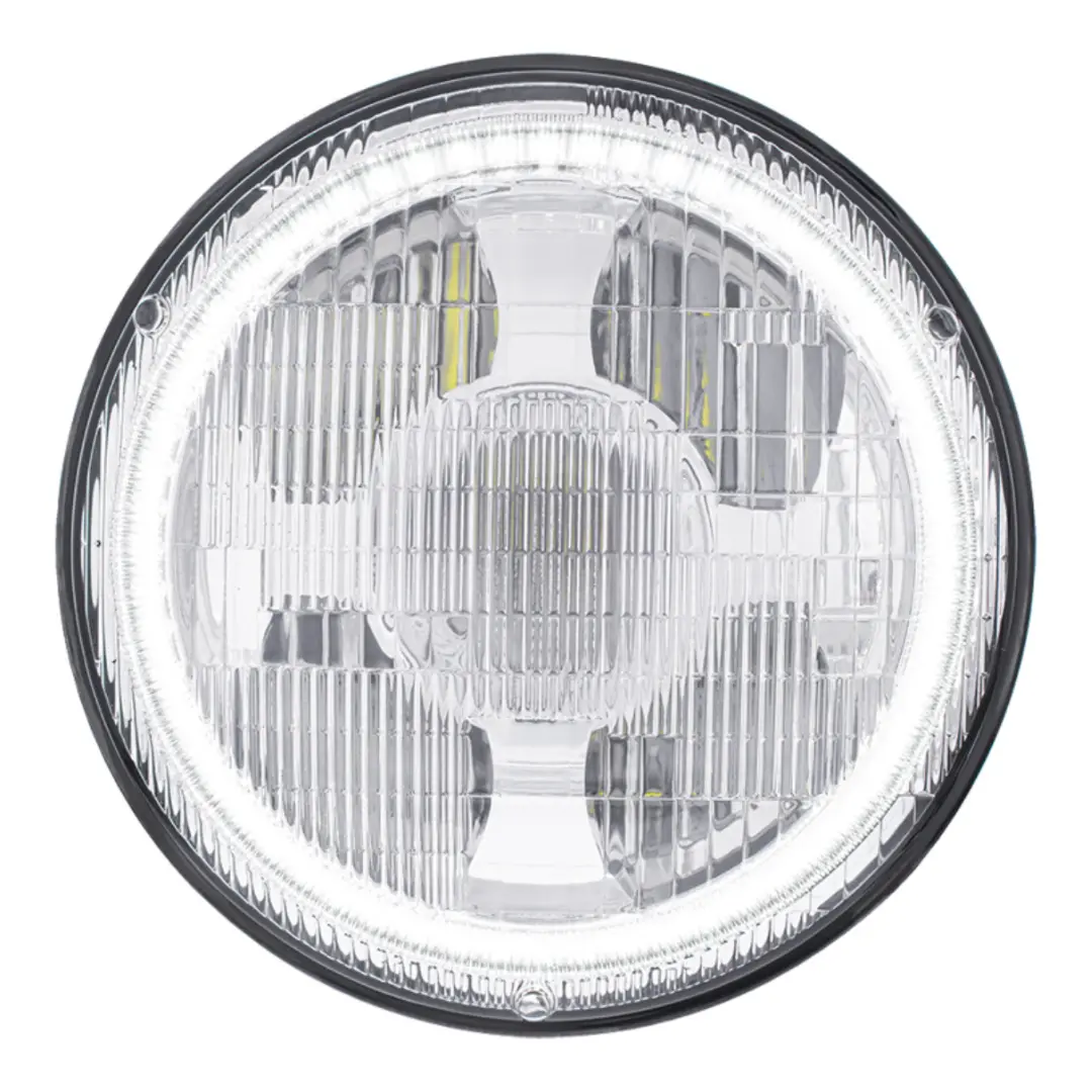 Ultralit - High Power Led 7" Projection Light With Dual Color Led Halo & Classic Style Lens #31499 1