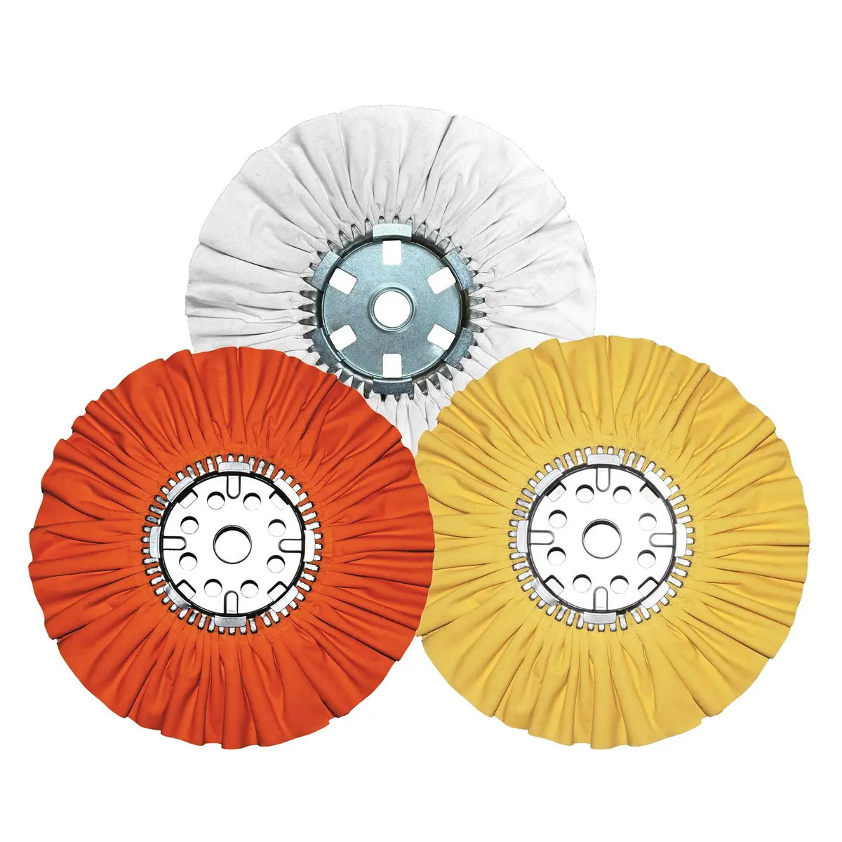 Case Pack 12", 14", 16", And 20" Airway Buffing Wheels For Wheel Polishing Machines (5/Pack) 1