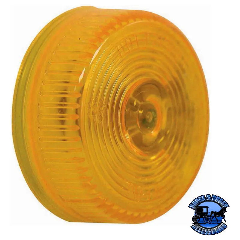 146A Incandescent Marker/ Clearance, Pc-Rated, Round, 2″, Amber, Poly Bag 1