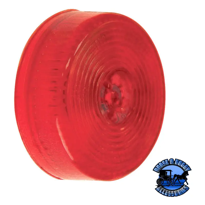 146R Incandescent Marker/ Clearance, Pc-Rated, Round, 2″, Red, Poly Bag 1