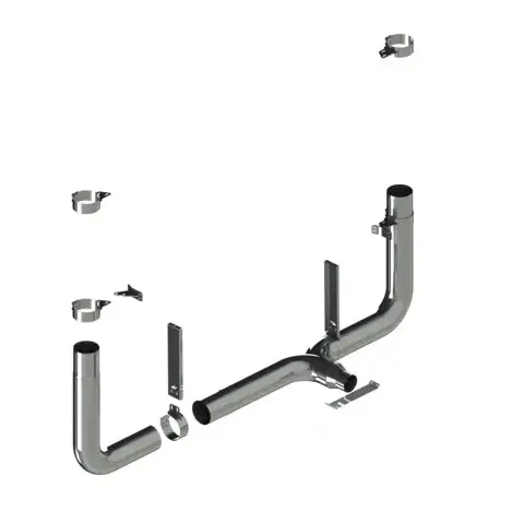 P389-7-2 Full Diameter 7" Stainless Steel Glider Kit 1