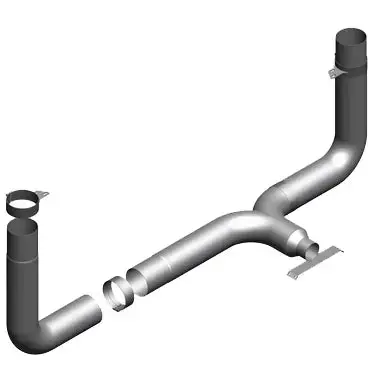 P379-6-05 6" Kit W/ Large Diameter Y Pipe 1