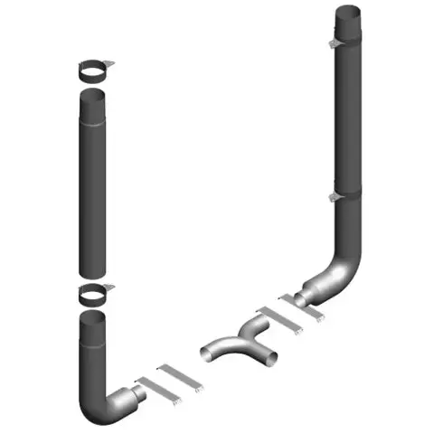 P379-5-04 Post-2003 5" With Small Y Pipe 1