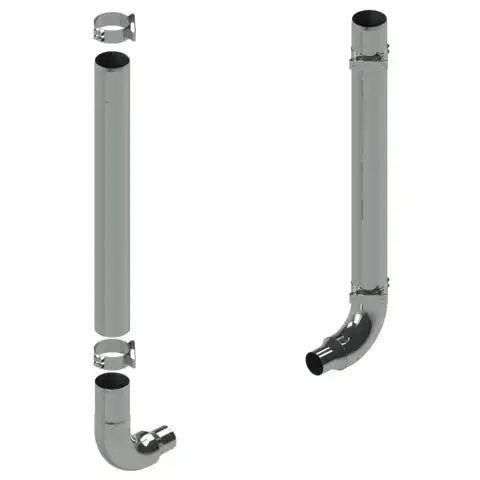 Flcl-8-01 8" Stack & Spool Ftl Classic Exhaust Kit 1