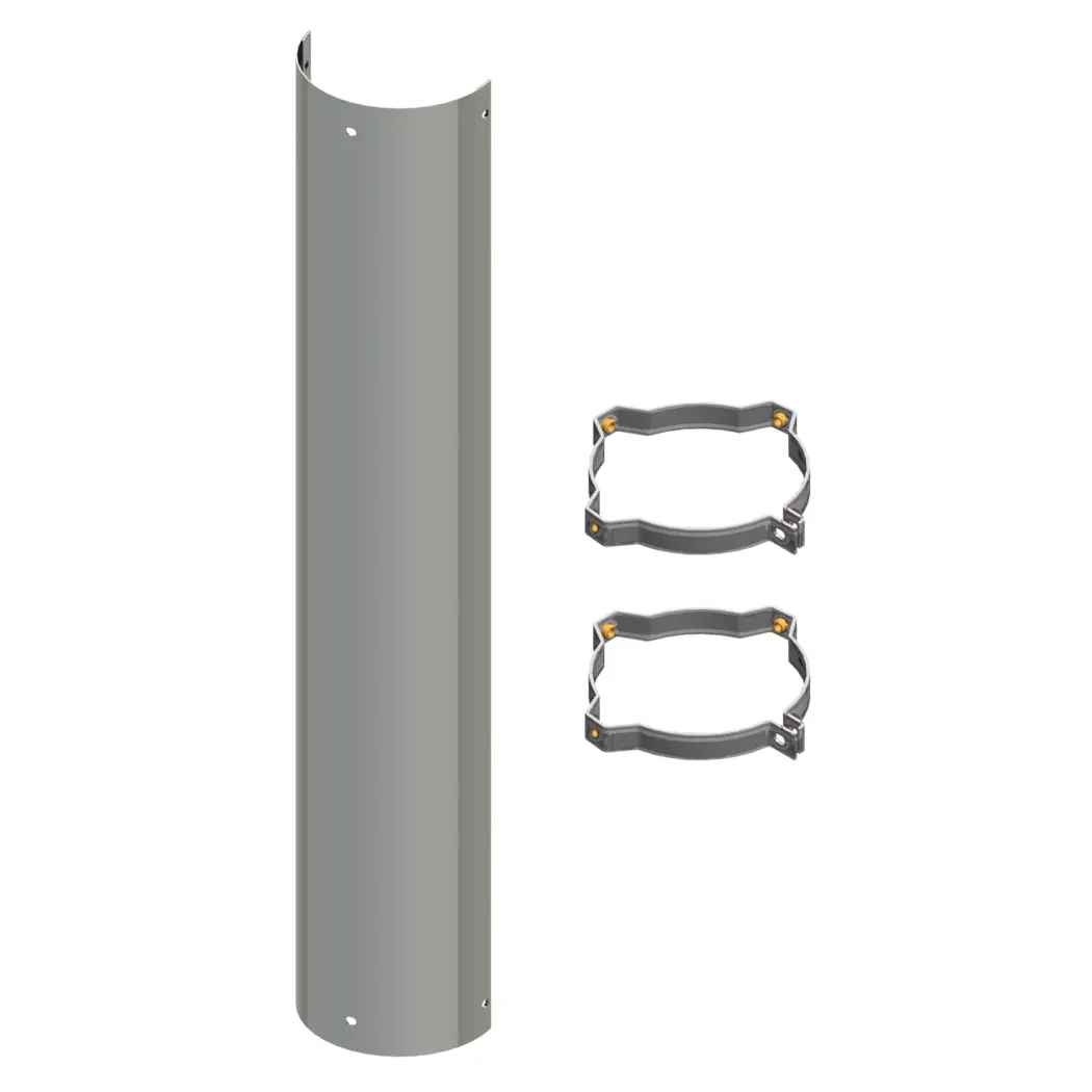 #81N-70048Sp 7'' 180 Degree Exhaust Heat Sheild ; 48'' Long (No Holes) 1