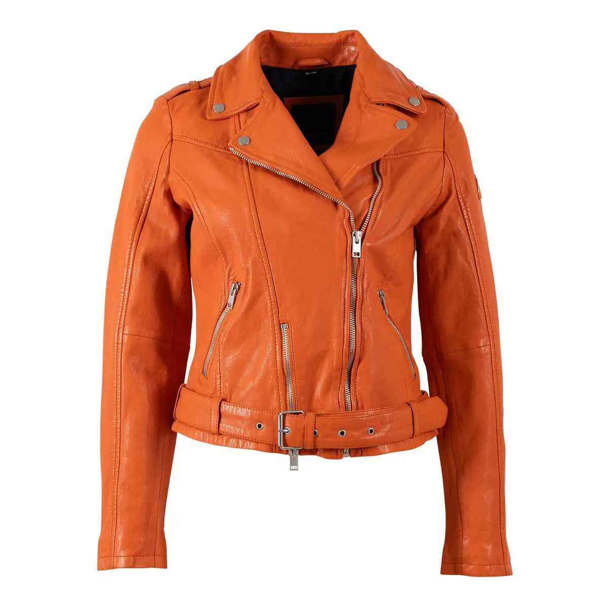 Wild 2 Rf Leather Jacket By Mauritius In Spice 1