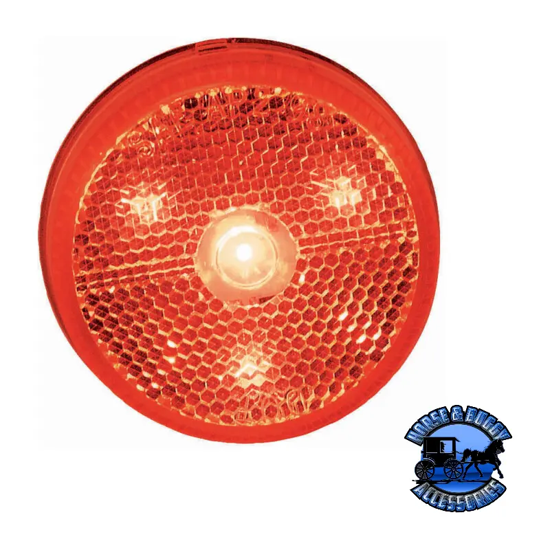 173R 2.5″ Red Led Marker/ Clearance, P2, Round, W/ Reflex 1
