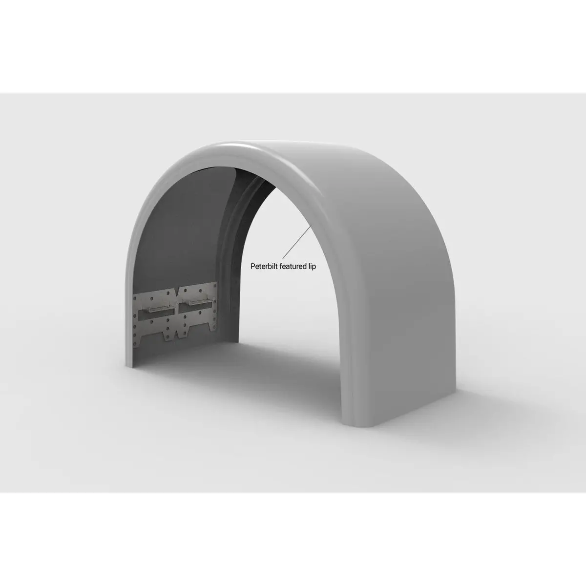 Sp-172406 36" Single Axle Fiberglass Fender Sold Individually. 1" Lip 1