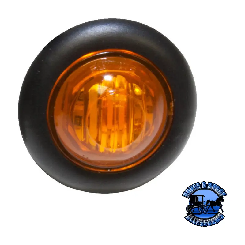 181Ka .75" Amber Led Marker/ Clearance, Pc-Rated, Round, Kit 1