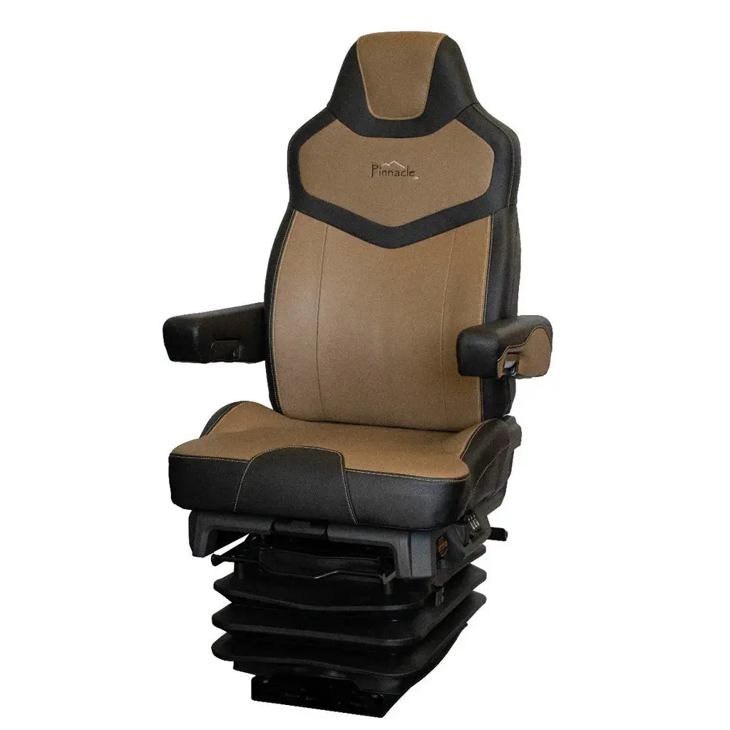 Pinnacle Seat (Black On Brown Leather) W/ Armrest 187300Mw663 1