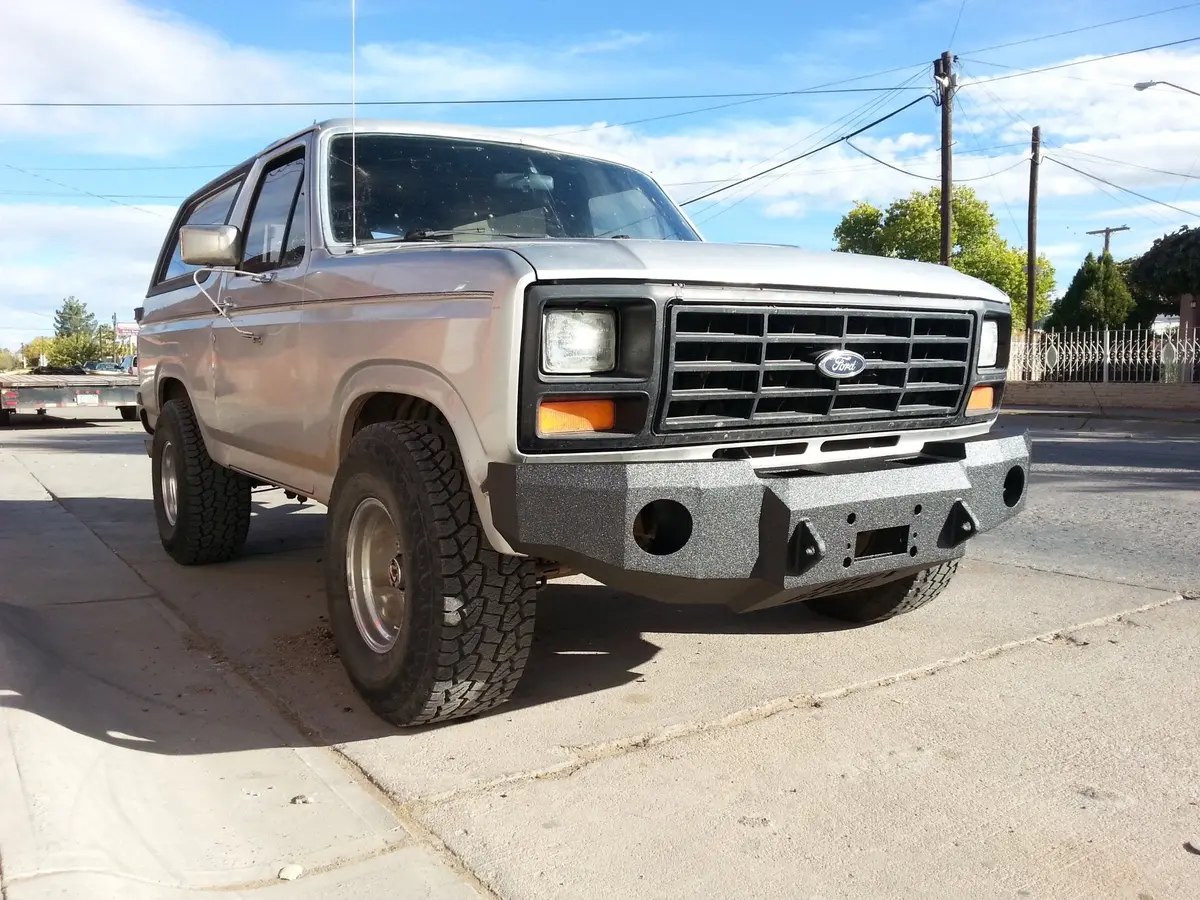 1980-1986 Ford Bronco Front Bumper 1