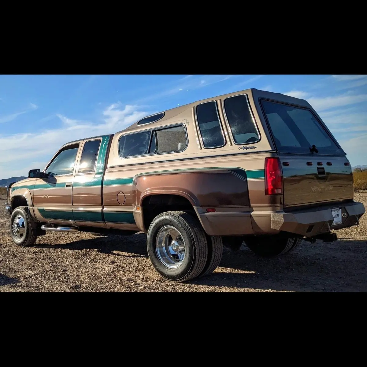 1988-1998 Gmc Sierra 2500/3500 Rear Bumper 1