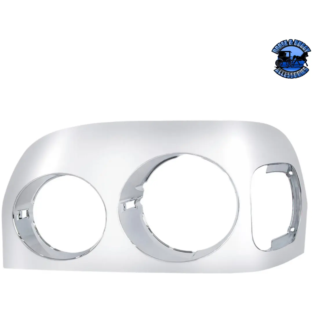Chrome Headlight Bezel For 1996-2004 Freightliner Century -Competition Series (Choose Side) 1